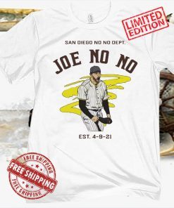 JOE NO NO TEE SHIRT SAN DIEGO MLB LICENCED
