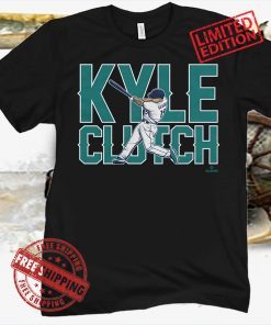 Kyle Seager Clutch Shirt MLBPA Officially Licensed