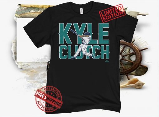 Kyle Seager Clutch Shirt MLBPA Officially Licensed