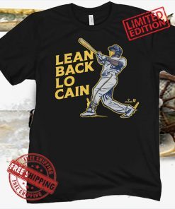 Lean Back Lo Cain T-Shirt, Milwaukee Baseball Players