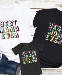 Lesbian Family Set Rainbow Pride Shirt, Best Mom Ever Lesbian Mothers Day set, Two Moms With Baby Gift, LGBTQ Mothers Day, Same Sex Parent