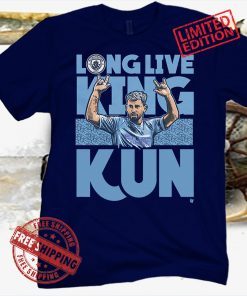 Long Live King Kun T-Shirt, Sergio Aguero's, Manchester City
