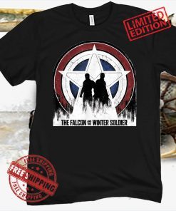Marvel The Falcon and the Winter Soldier Silhouettes T-Shirt Shirts