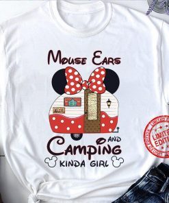 Mickey Mouse Ears And Camping Kinda Girl Unisex Shirt