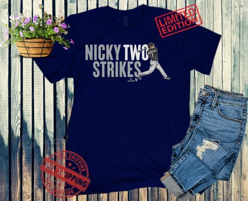 Nick Madrigal, Nicky Two Strikes Baseball T-Shirt