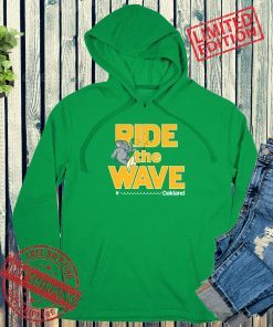 RIDE THE WARE SURF OAKLAND BASEBALL T-SHIRT