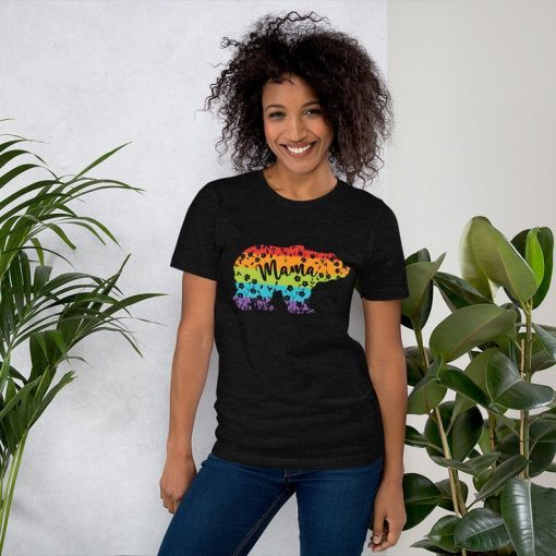 Rainbow Mama Bear 2021 Shirt, 2021 Mom TShirt, 2021 Mothers Day TShirt, LGBT Tee, Mom Life, LGBTQ