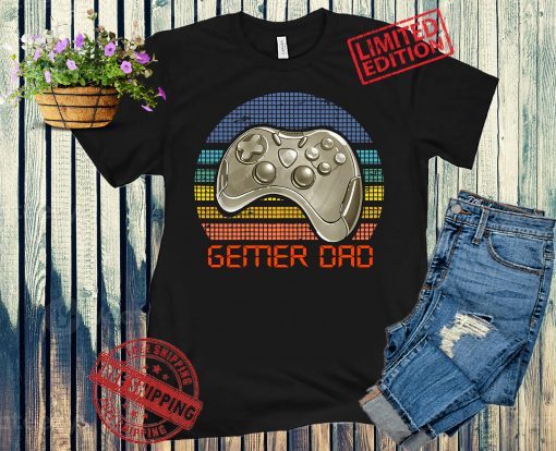 Retro Gaming Tshirt, Vintage Gamer Dad Tshirt