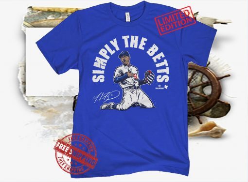 Simple The Betts Shirt, L.A. - MLBPA Officialy