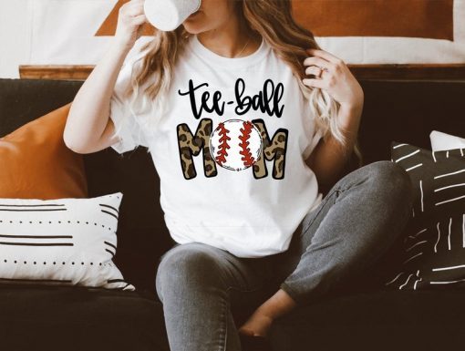 Tee-ball Mom 2021 TShirt, Tee-ball Mom 2021 Shirt, Baseball Mom Shirt, Softball Mom Shirt, Mom Mother's Day Shirt, Mother's Day 2021 Gift