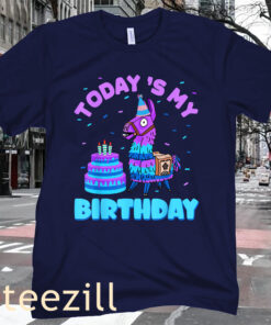 Todays My Birthday Llama Birthday Party Llama Gift Shirt
