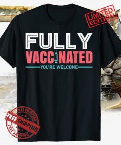 Vaccinated Tshirt for Men Women Vaccinated T-Shirt Vaccinated T-Shirts