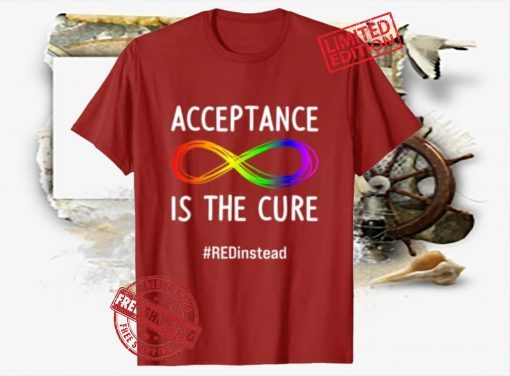 Wear Red Instead Autism-Acceptance Shirt In April 2021 T-Shirts