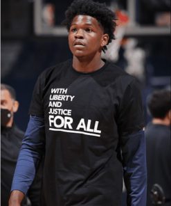 With Liberty And Justice For All Shirt – Brooklyn Nets