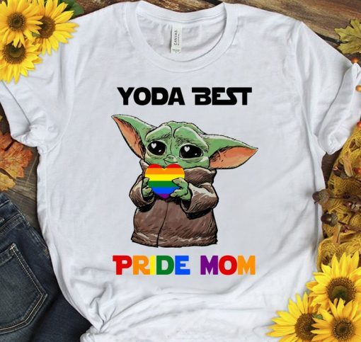 2021 Yoda Best Pride Mom LGBT TShirt, Best Mom Ever, Mothers Day Gift, Mom LGBT, Gifts for Mom, Mothers Day Tee