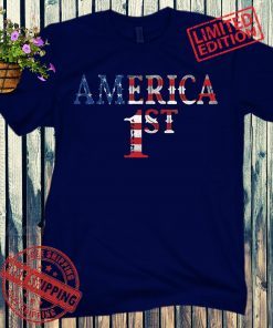 America 1ST Patriot USA Pride American 2nd Amendment Gun Trump Military Veteran 4th July Fourth T-shirt