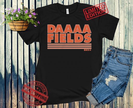 Daaaa Fields Shirt + Unisex, Justin Fields - NFLPA Licens