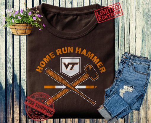 Home Run Hammer Shirt Virginia Tech Baseball