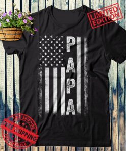 Papa Shirt American Flag US Papa Father's Day Gift Idea, Father's Day gift Ideas Bestseller