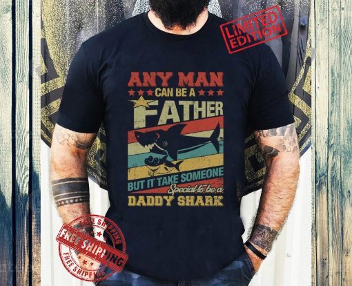 Someone Special To Be A Daddy Shark, Daddy Shark Shirt, Shark Themed Father's Day Shirt, Dad Gift From Daughter, Son, Wife, New Dad Gift