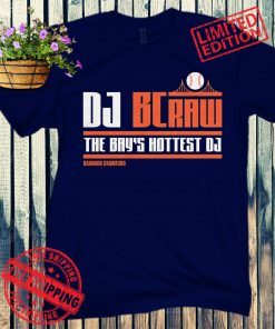 Brandon Crawford DJ BCraw Official Tee Shirt