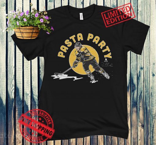 David Pastrnak Pasta Party Hockey Boston T-Shirt