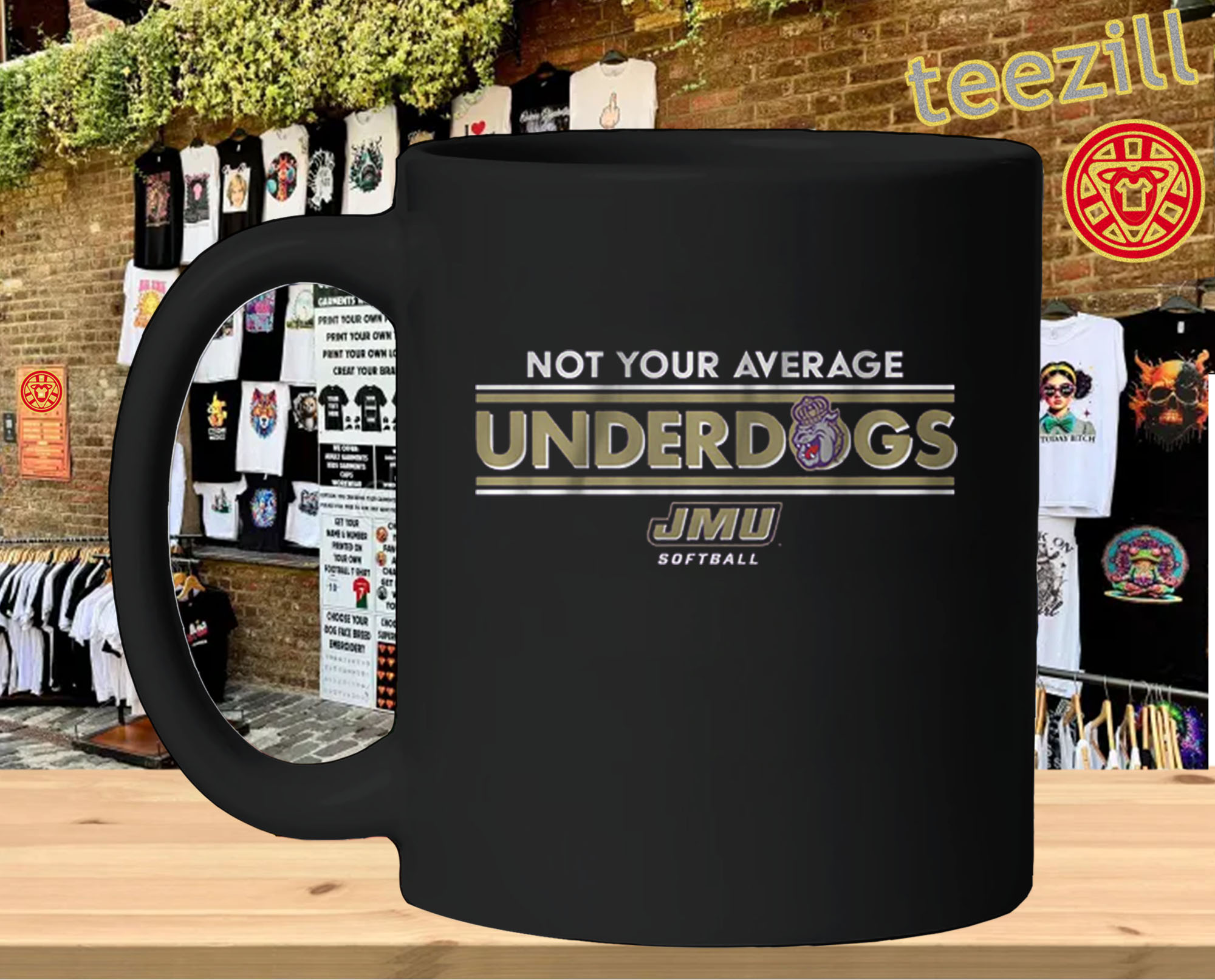 JMU - Not Your Average Underdogs Official Tee Shirt-mug-design