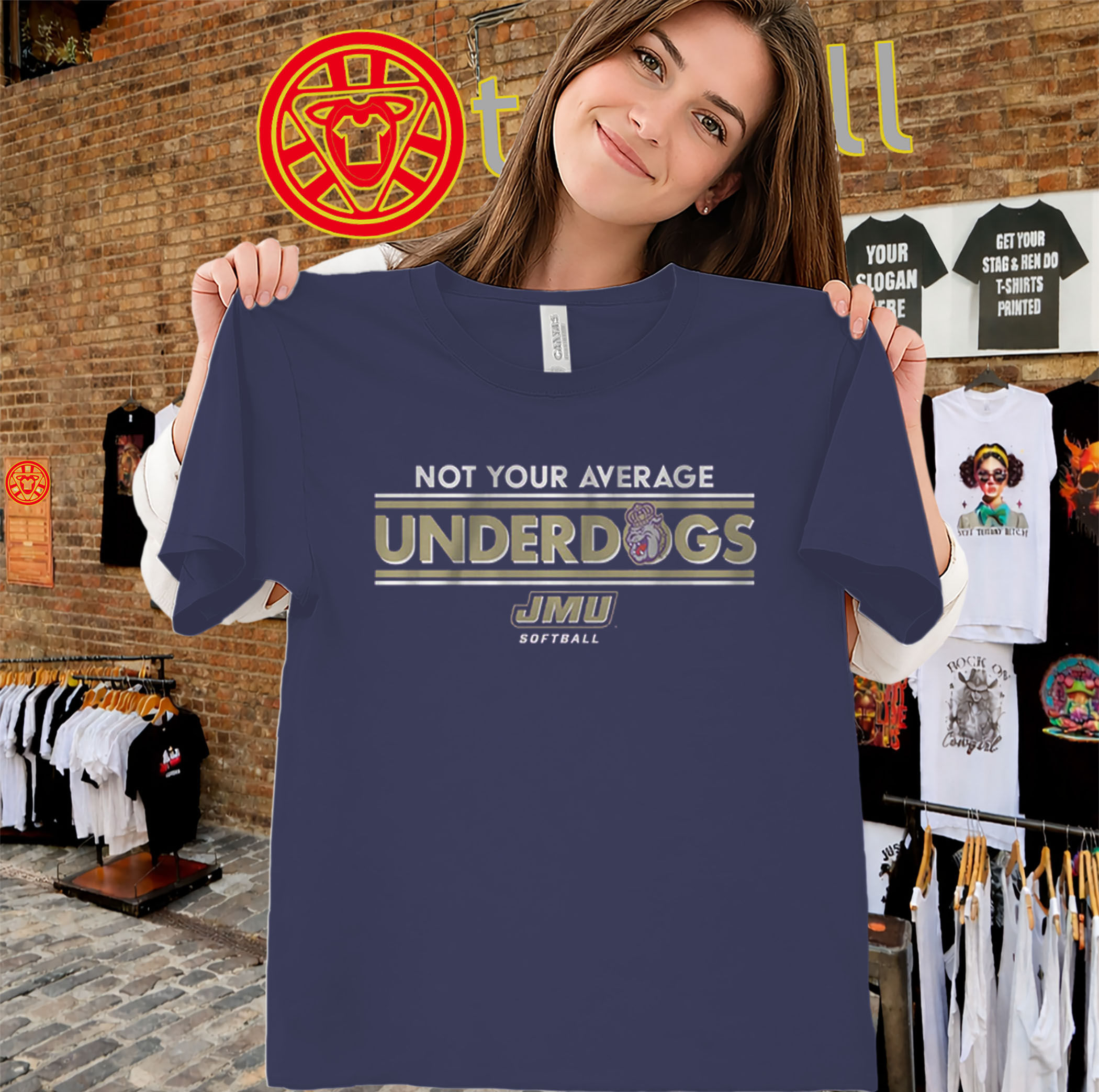 JMU - Not Your Average Underdogs Official Tee Shirt women-classic