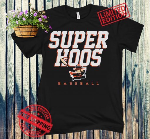 Super CavMan T-Shirt UVA Baseball Officially