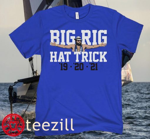Pat Maroon Big Rig Hat Trick Tee Shirt