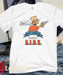 Bart Simpson Against AIDS Posters Shirt