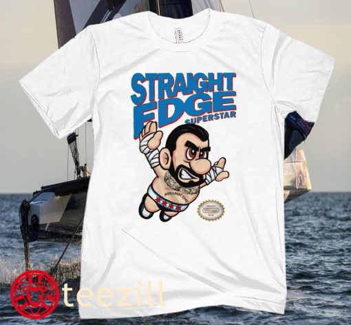 CM Punk Super Mario Straight Edge Superstar Shirt