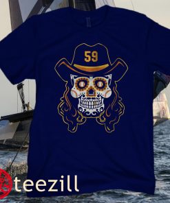Chris Paddack Sugar Skull SD Baseball Shirt