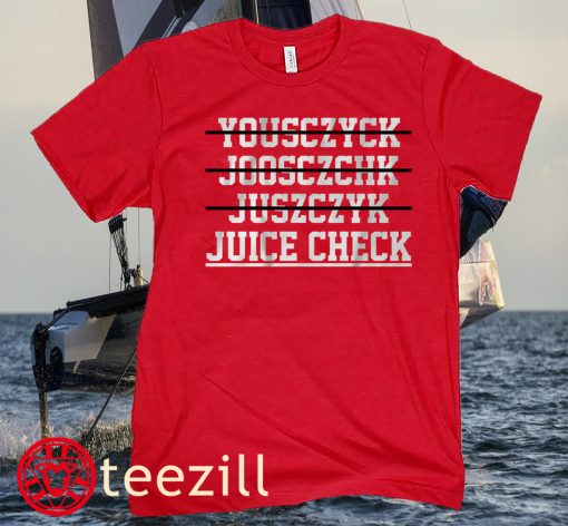 KYLE JUSZCZYK JUICE CHECK 49'ERS T-SHIRT