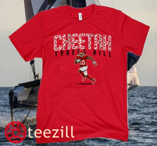Tyreek Hill Cheetah Kansas City Football Shirt