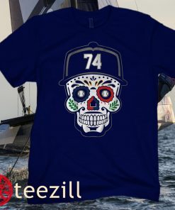 74 ELOY JIMENEZ- SUGAR SKULL BASEBALL SHIRT