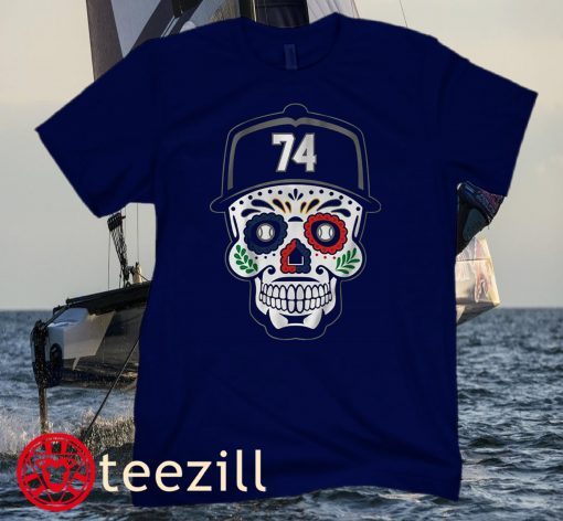 74 ELOY JIMENEZ- SUGAR SKULL BASEBALL SHIRT