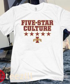 FIVE-STAR CULTURE IOWA STATE UNISEX SHIRT