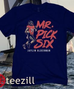 JAYLIN ALDERMAN MR. PICK SIX SHIRT