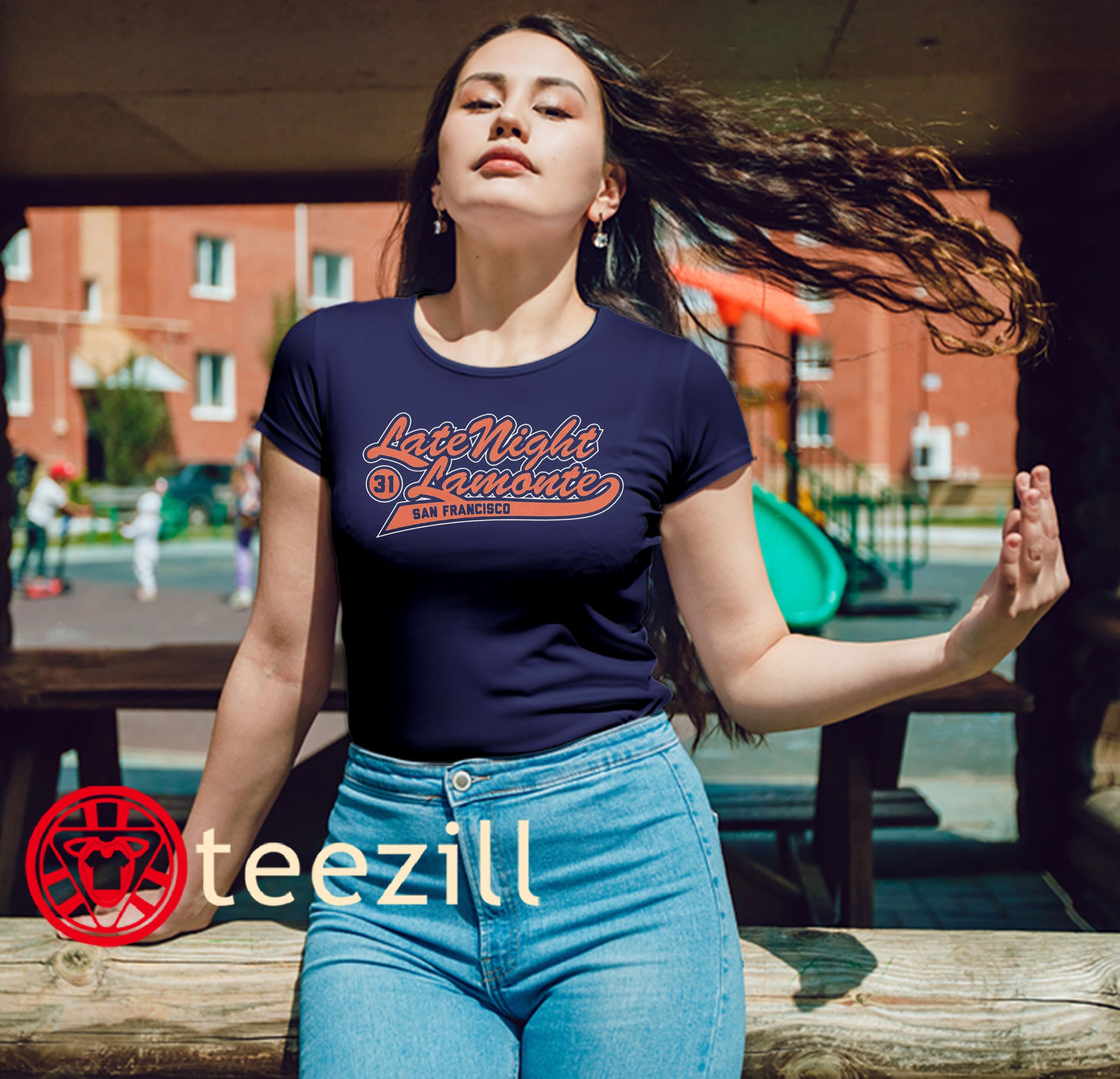 LaMonte Wade Jr. Late Night Lamonte T-Shirt San Francisco Giants - Image 2