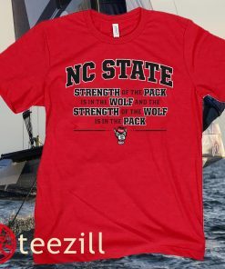 NC State Football- Strength Of The Pack Shirt