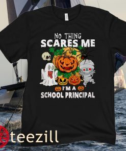 Nothing Scares Me I’m A School Principal Halloween Classic T-shirt