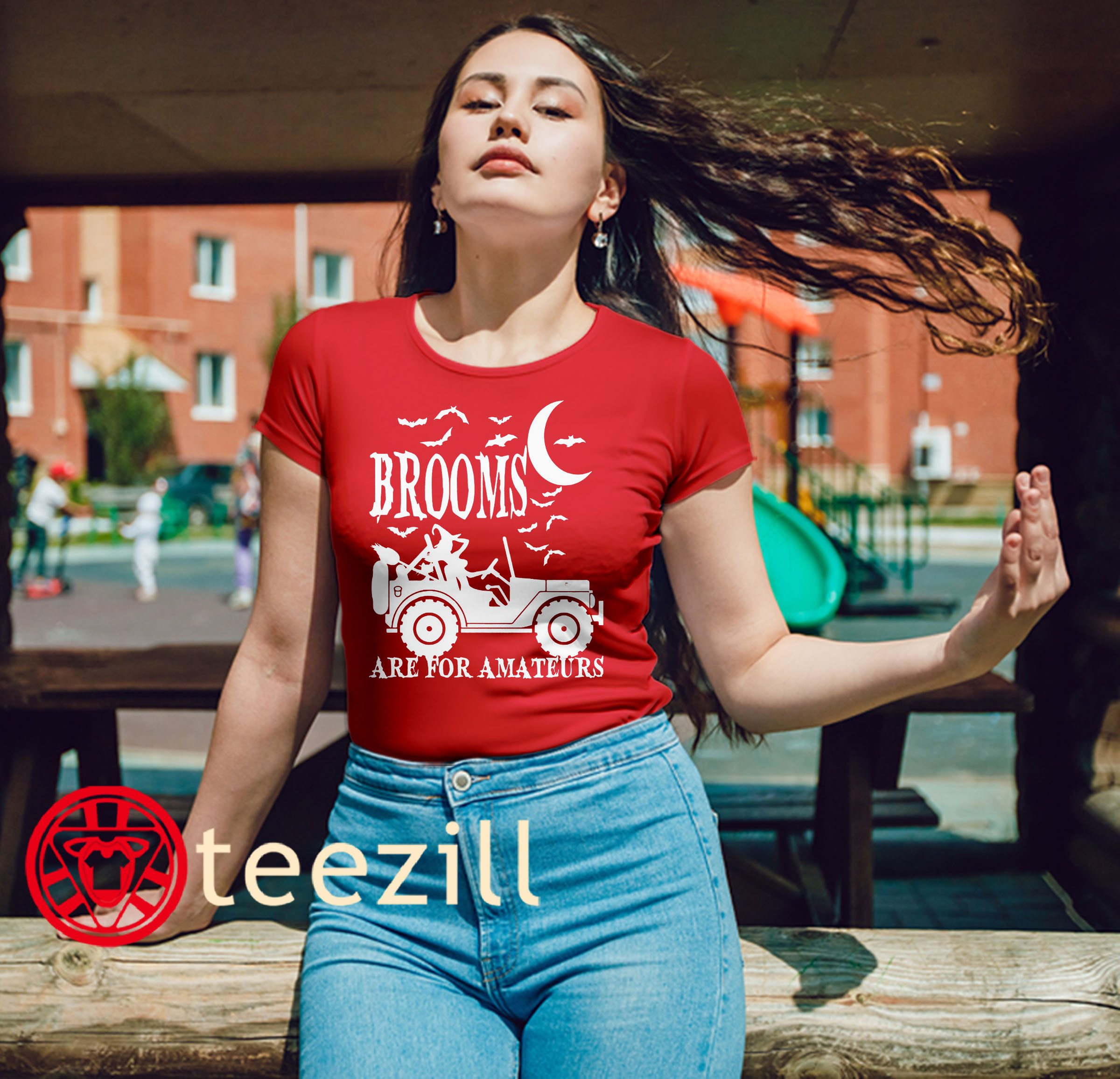 Off Road Witch Broom Are For Amateurs Shirt Off Roads Funny Halloween Shirt - Image 3