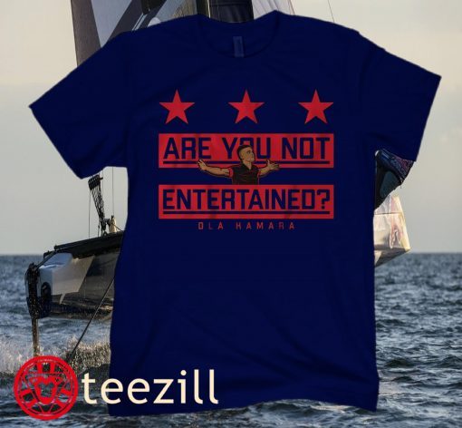 Ola Kamara Are You Not Entertained DC Soccer Shirt