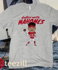 Patrick Mahomes Rollin' With Mahomes Tee Shirts Kansas City Football