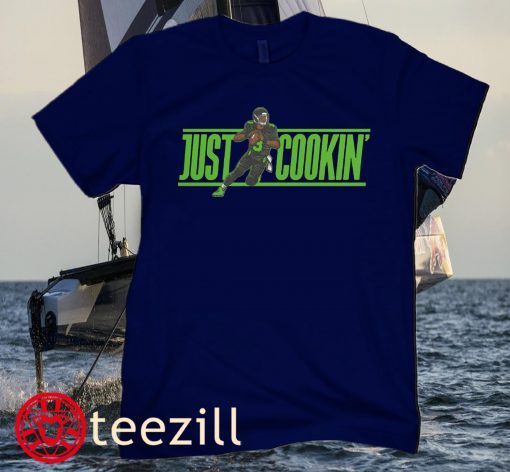 Russell Wilson Just Cookin T-Shirt Seattle Football
