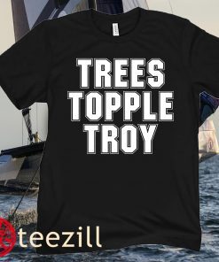 Trees Topple Troy T-Shirt Palo Alto Football