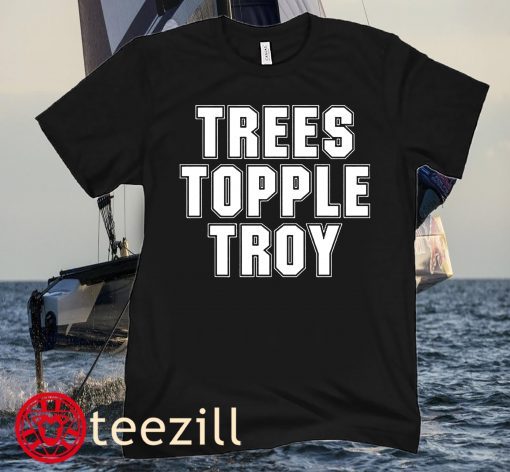 Trees Topple Troy T-Shirt Palo Alto Football