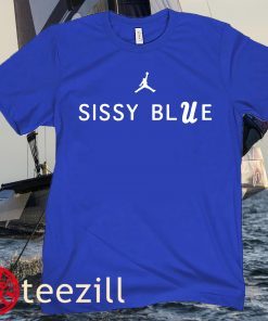 UCLA Football Sissy Blue Hoodie Tee Shirt