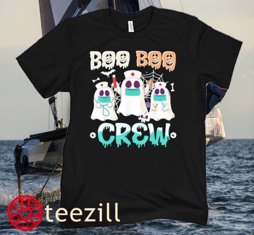 Boo boo Crew Nurse Halloween Ghost Costume Matching Classic T-Shirt